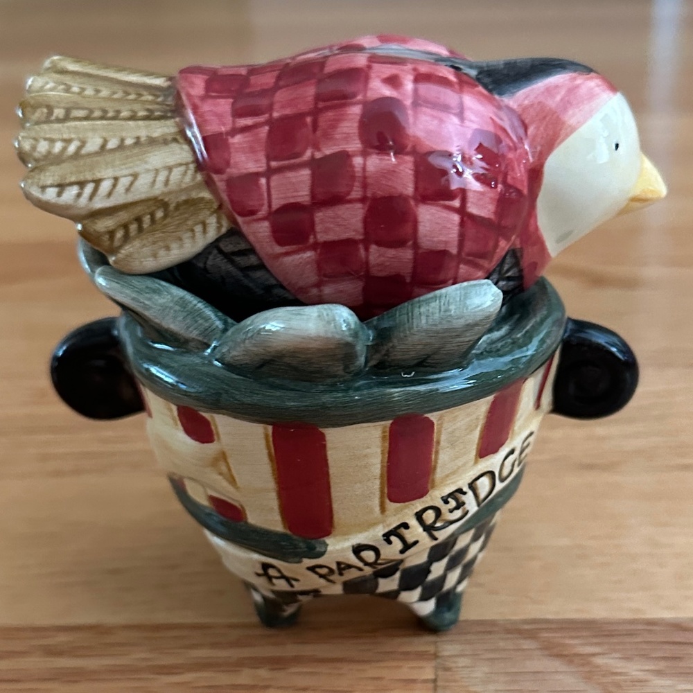 Partridge in a Pear Tree Salt and Pepper Set Christmas